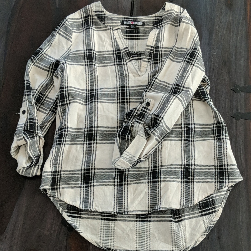 M flannel never worn